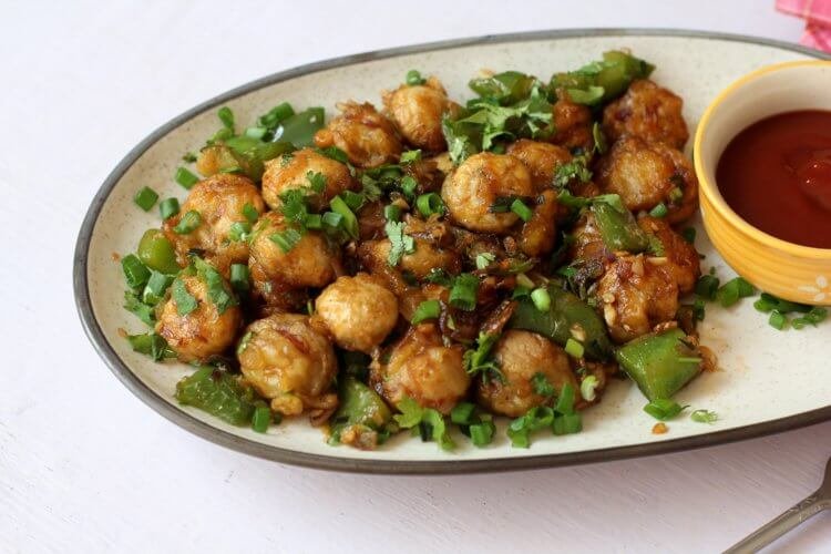 Mushroom Manchurian